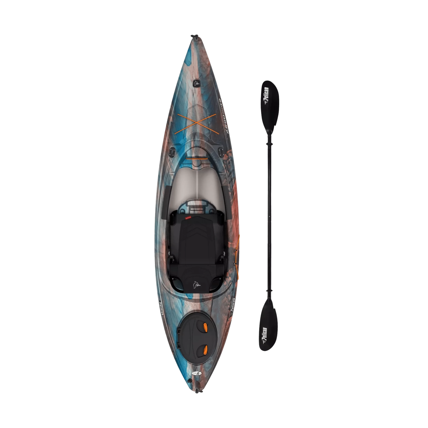 Pelican Argo 100XR Recreational Kayak With Paddle - Image 2