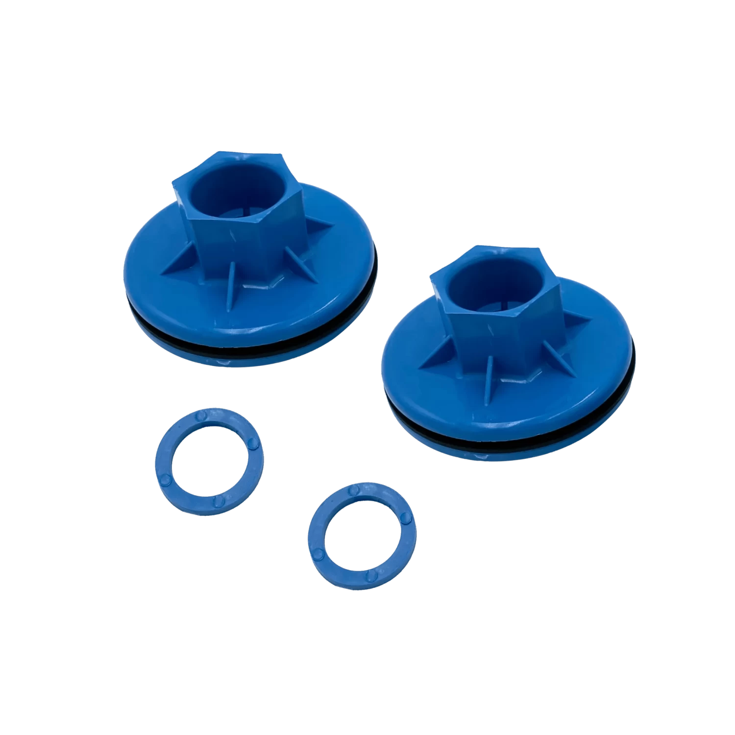Pelican Pedal Boat Wheel Bushings In Azure Blue - Pack Of 2